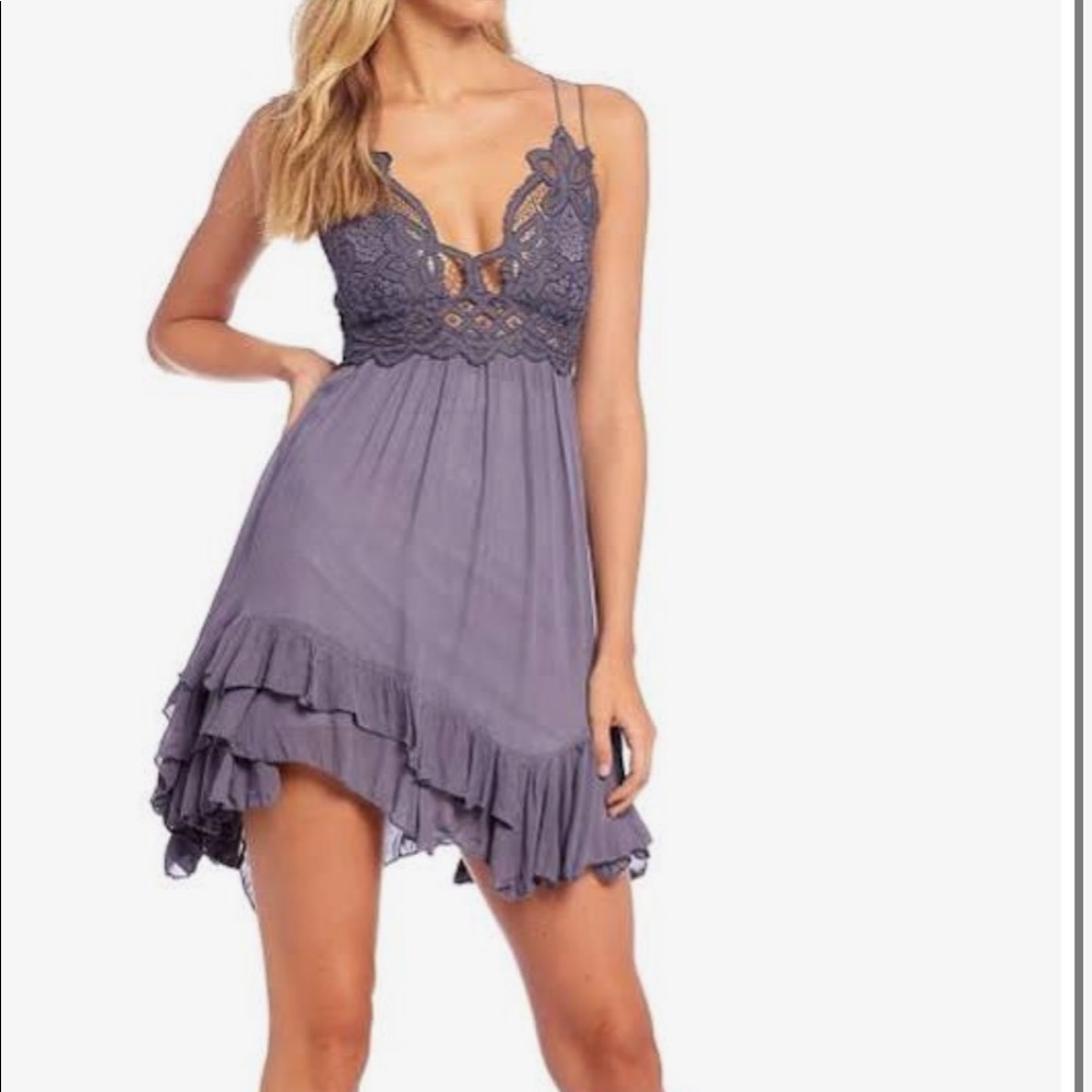 Free People Adella Slip Dress